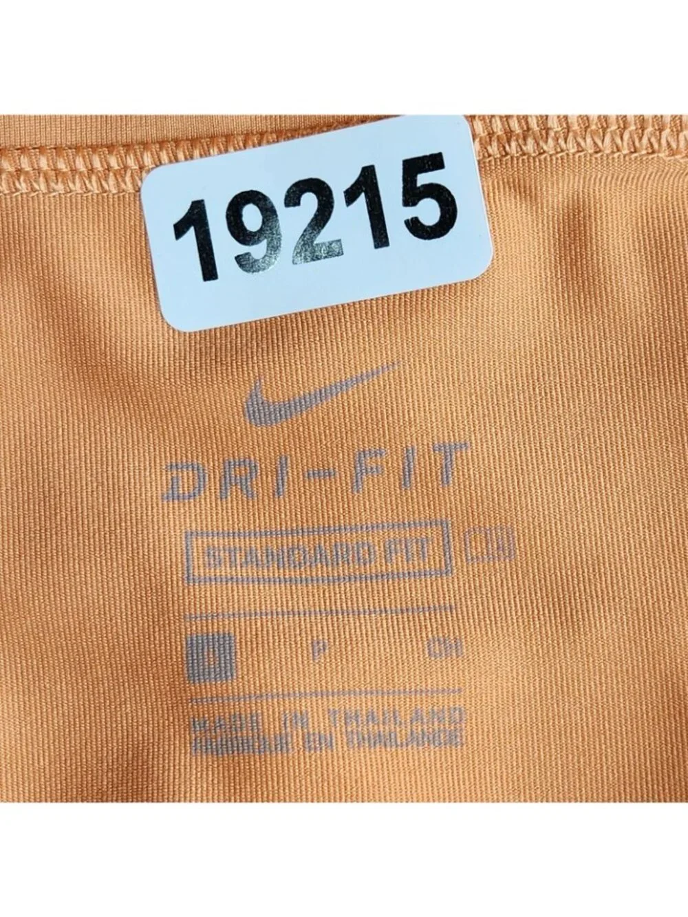 Nike Skort Womens Small Orange Peach Dri-FIT Geometric Lined Pockets Tennis
